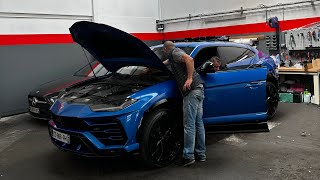 WINDSHIELD REPLACEMENT ON A LAMBORGHINI URUS!!