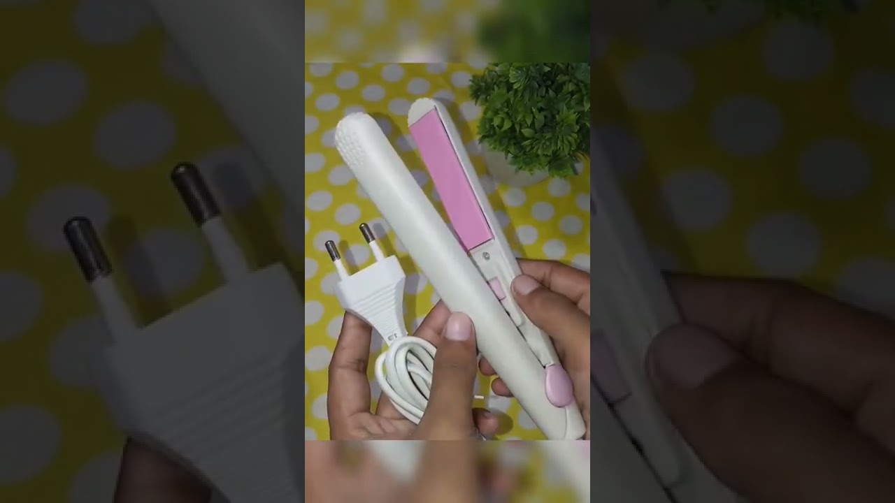 shopsy(flipkart)Rs-94 mini hair straightener unboxing 
