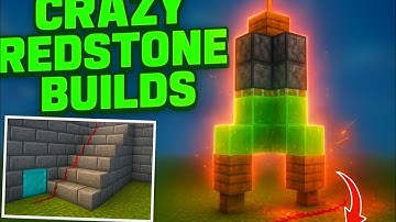 “Crazy Minecraft Redstone Builds You Need to Try!”🤯