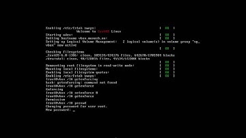 Root password recovery in Linux OS (CentOS 6)