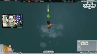 FIRST SIMS 4 Island Living SHARK DEATH   holliebb  The Sims 4  Top Clip by holliebb screenshot 4