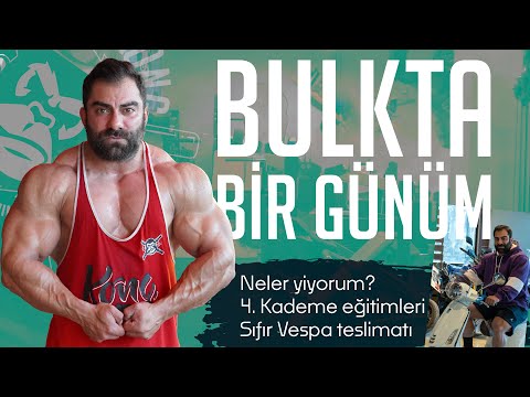 BULKTA BİR GÜNÜM! NELER YİYORUM? ANTRENMANIM NASIL? | 4. KADEME EĞİTİM | VESPA TESLİM ALDIK!