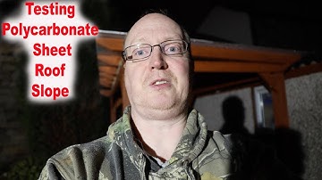 koi sleeper pond build part 22 Testing polycarbonate sheet slope the big experiment