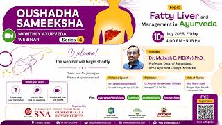 🌿 OUSHADHA SAMEEKSHA – Monthly Ayurveda Webinar Series 4 🌿 screenshot 3