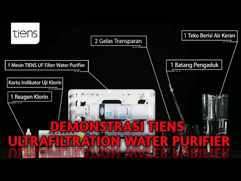 DEMONSTRASI TIENS ULTRAFILTRATION WATER PURIFIER