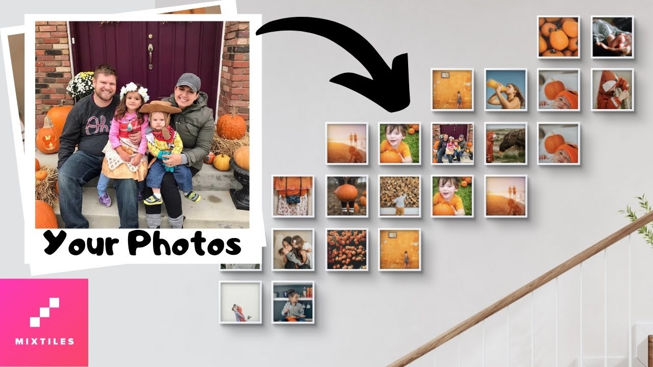 Mixtiles  Stickable & Re-stickable Photo Tiles 