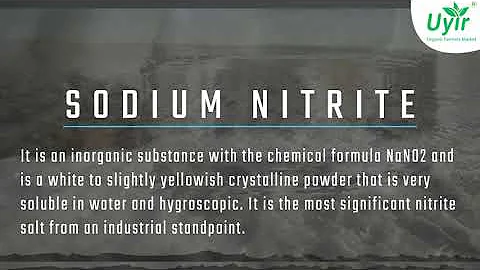 Is Sodium Nitrite harmful to health?