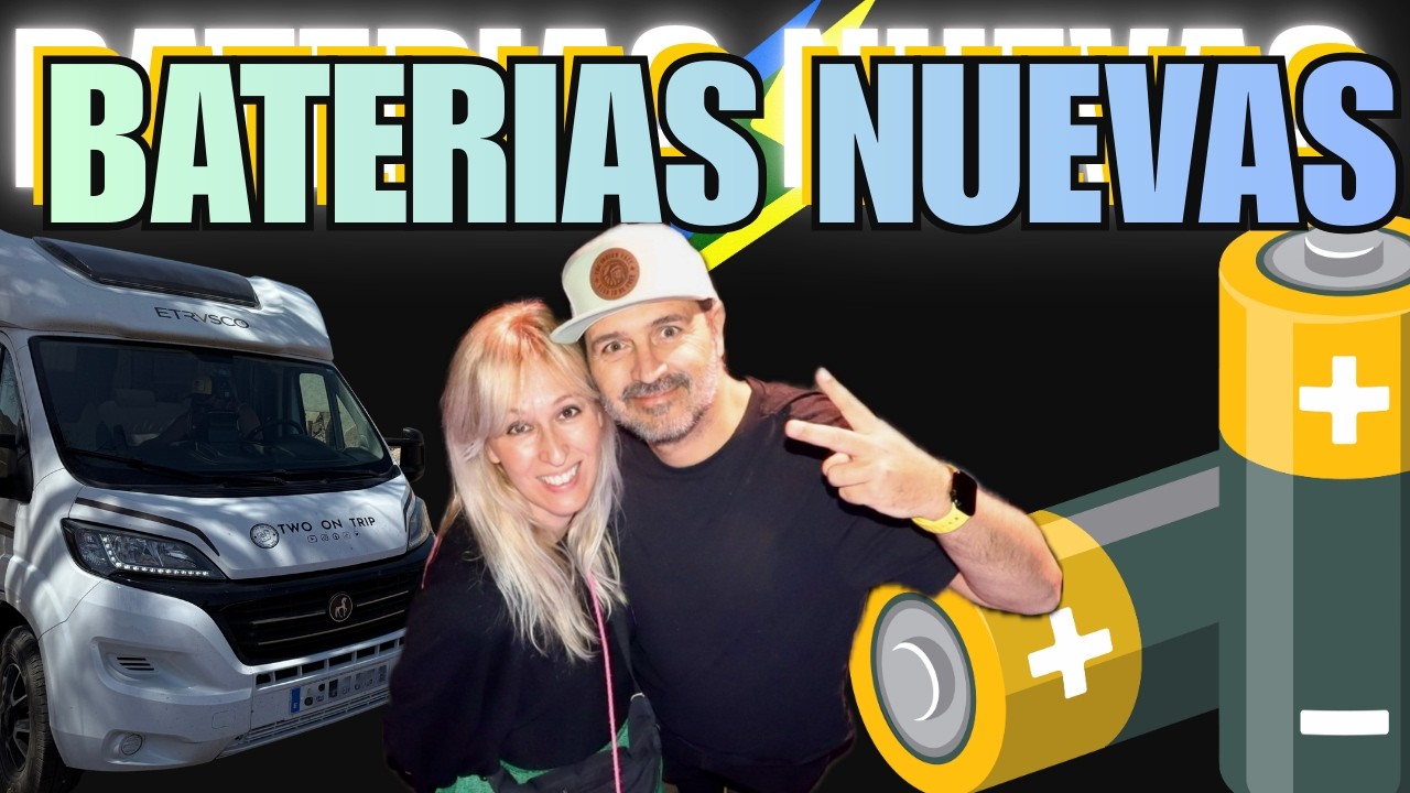 Instalamos las NUEVAS BATERÍAS AGM y encontramos el regulador solar 🚐⚡