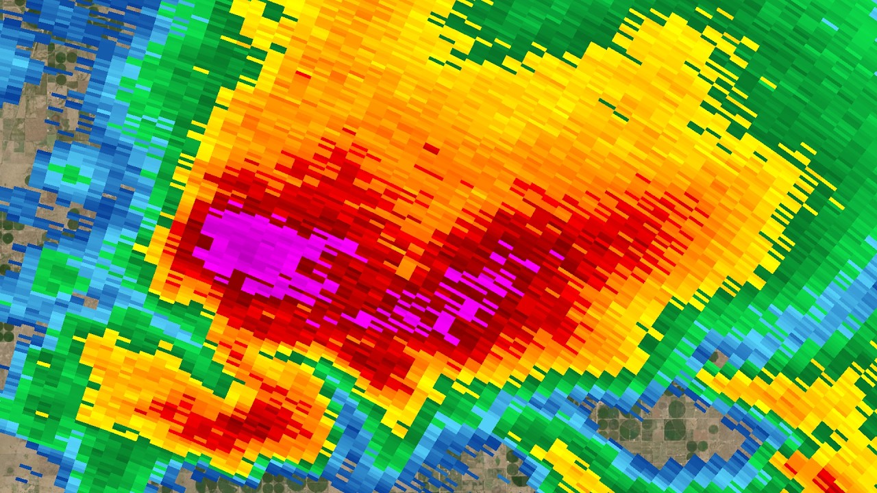 2025 Spearman, Texas Supercell Radar Loop - YouTube