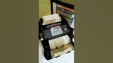 How to use cash counting machine #trending #ytshorts #2023 #calibration #bestnotecounter