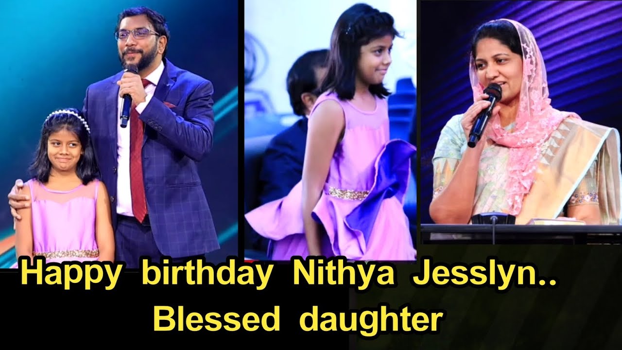 పుట్టిన రోజు శుభాకాంక్షలు ll Daughter of Dr. John wesly garu & Sister Blessiewesly garu