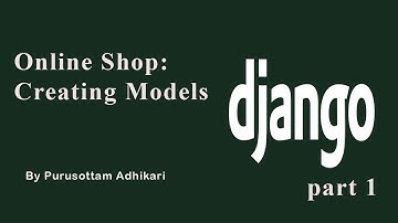 Online Shop: Creating models part 1
