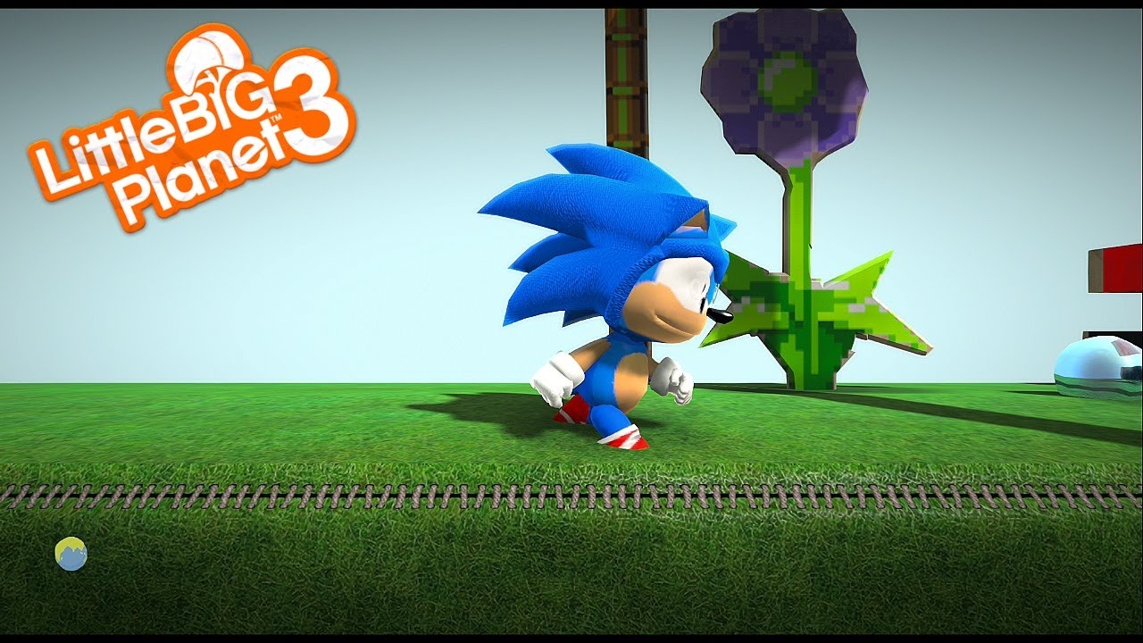 Sonic Green Hill Zone With Sonic exe - LittleBigPlanet 3