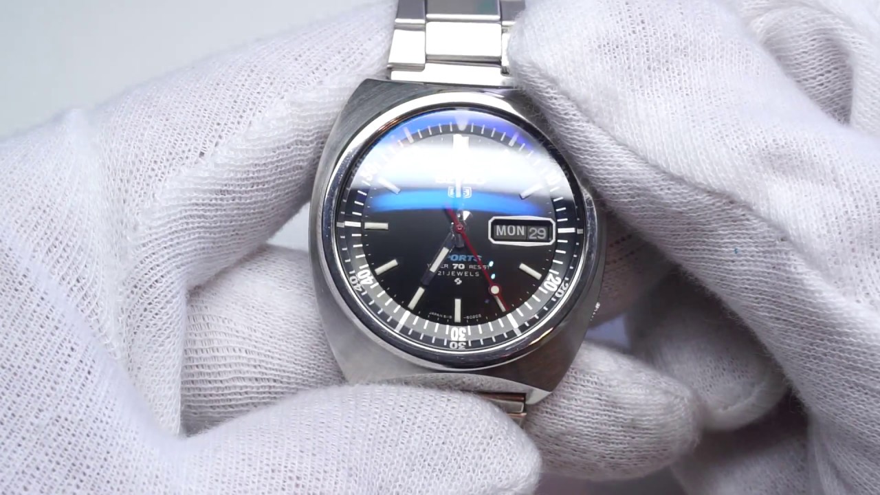 Seiko Sport 5 - Vintage Sports Watch - Ref 6119-6023 - YouTube