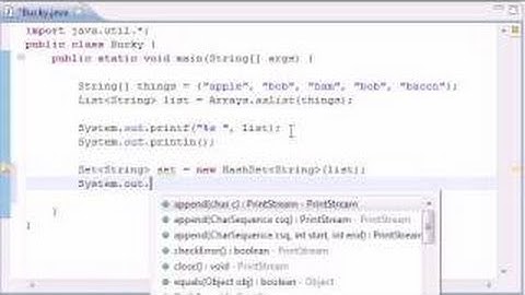 Intermediate Java Tutorial - 16 - HashSet