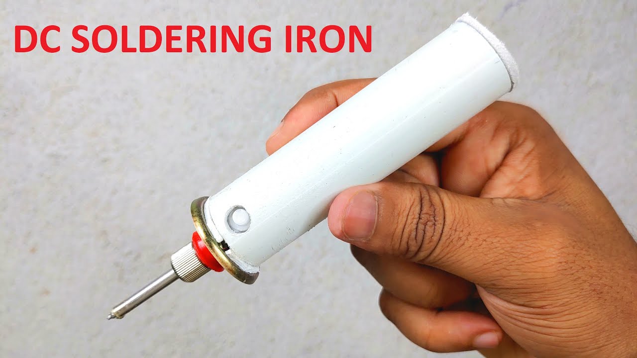 DIY DC Soldering Iron YouTube