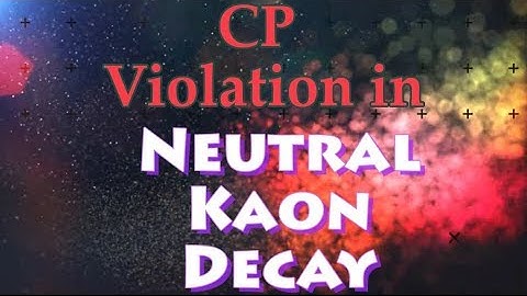 CP Violation in weak decays of neutral Kaons