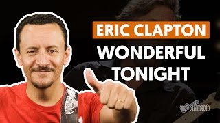 Video thumbnail of "Wonderful Tonight - Eric Clapton (aula de baixo)"