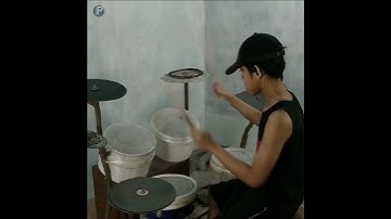 Sound Check! Sad But True | Homemade drum set #metallica #shorts #ytshorts