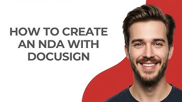 How to Create an Nda with Docusign - GUIDE!