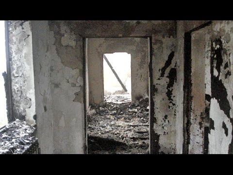 Как в Чечне сжигают дома родственников боевиков