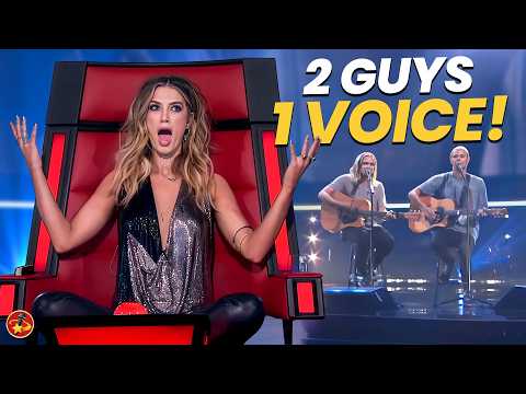 They Sound EXACTLY The Same...Coaches LOST IT When They Sang Together!