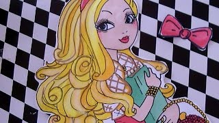 Coloring Ever After High Apple White, Coloring Book Pages Fun! screenshot 5