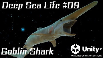 UNITY ASSET : DEEP SEA LIFE #09 Goblin Shark  /  UNITYアセット 深海生物シリーズ09 ミツクリザメ
