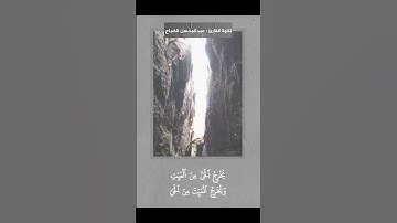فَسُبْحَانَ اللَّهِ حِينَ تُمْسُونَ وَحِينَ تُصْبِحُونَ  القارئ  عبدالمحسن الضباح