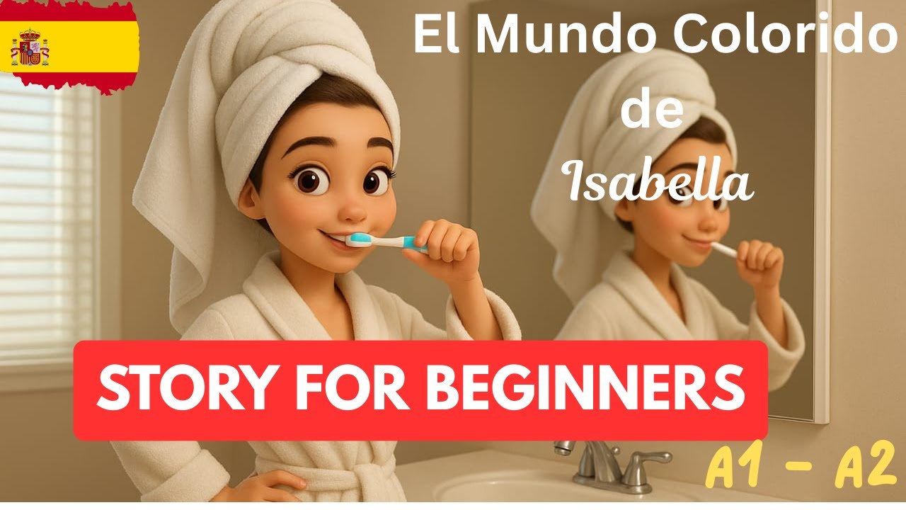 📘 УЧИТЕ ИСПАНСКИЙ с короткой историей (A1–A2): 🌈 Красочный мир Изабеллы