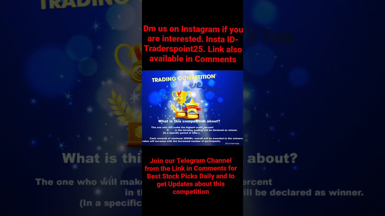 Intraday Traders Competition 