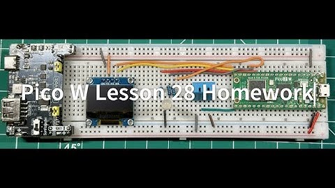 Pico W Lesson 28 Homework - Connecting the Raspberry Pi Pico W to WiFi
