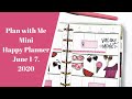 Plan with Me- Mini Happy Planner- June 1-7, 2020