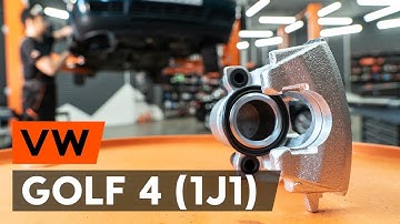 Hoe een vooraan remklauw vervangen op een VW GOLF 4 (1J1) [AUTODOC-TUTORIAL]