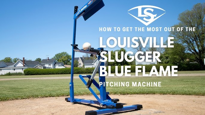 Used Louisville Slugger BLACK FLAME ULTIMATE PITCHING MACHINE Baseball and  Softball Training Aids Baseball and Softball Training Aids