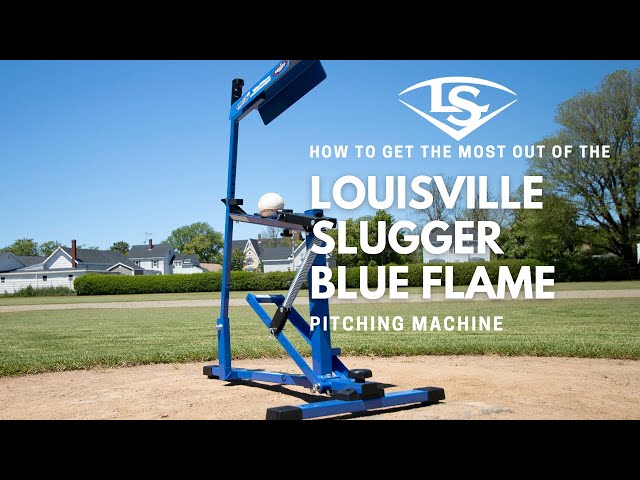 Louisville Slugger Blue Frame Pitching Machine