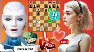 BRAND NEW LeelaZero Destroyed Stockfish 16 by SACRIFICING HER QUEEN 👑 | Chess Strategy | chess | AI