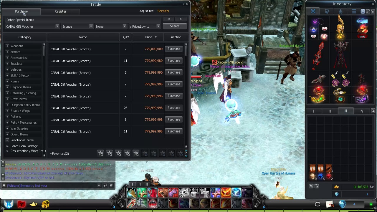 Cabal Online (NA) TITAN: AfroSamurai Live Stream: WAR/DUNGEONS/FUN