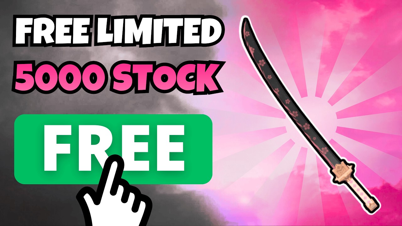 Sakura Clouds Katana Free UGC Limited Drop!