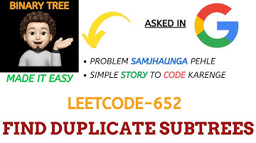 Find Duplicate Subtrees (Leetcode - 652) - (GOOGLE) : Explanation ➕ Live Coding