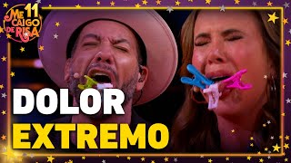 ¡Mariazel se RETUERCE de DOLOR! Faisy la CASTIGA con unas temibles pincitas | Me Caigo de Risa