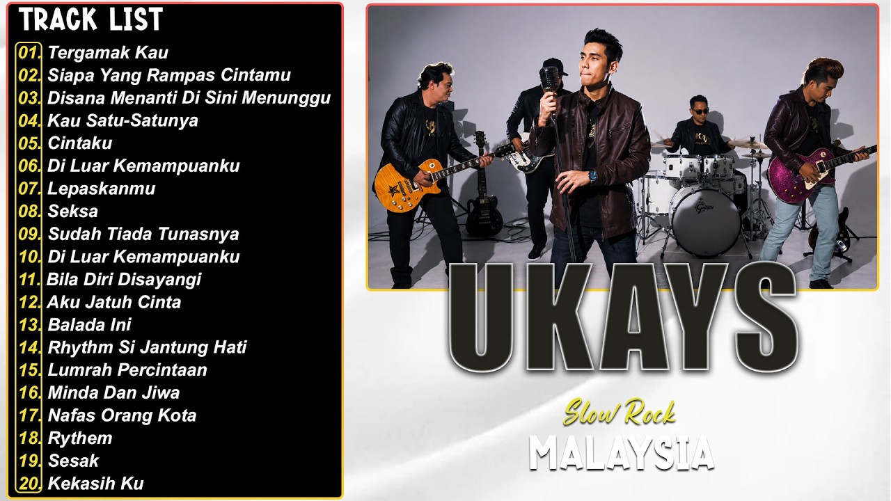 🎤 Best of Ukays Full Album | Lagu Rock Kapak Malaysia Terbaik - Disana Menanti Di Sini Menunggu