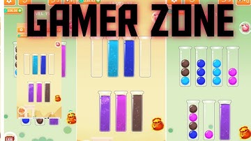 Drip sort puzzle || Complete all 18 levels || Gamer Zone