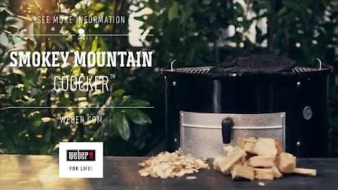 Weber Smokey Mountain barbecue