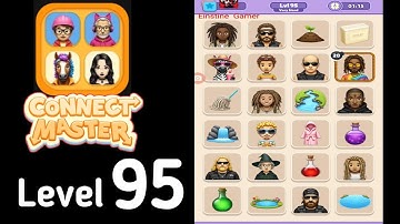 Connect Master Match Puzzle level 95 very hard Guide Walkthrough Solution