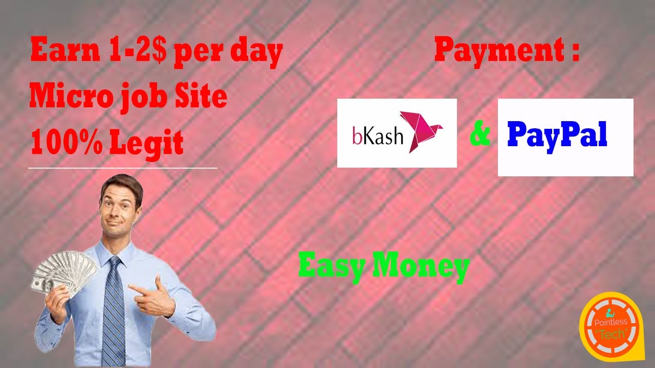 How to earn 1 per day Micro Jobs Site 100 Legit Easy Money