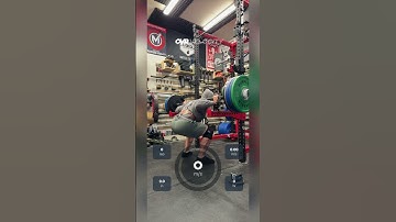 Squat PR with OVR Velocity Sensor @OVRPerformance #squat #homegym