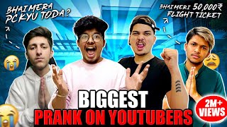 Biggest Prank On All Biggest Youtubers In Gaming House || Gone Wrong - Two Side Gamers