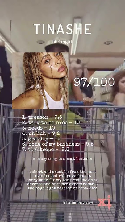 bb/ang3l by tinashe - album review