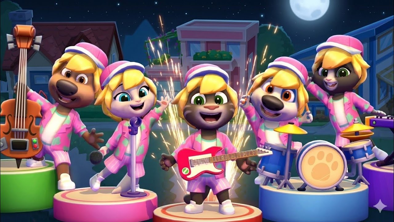 K-Pop Stars in My Talking Tom Friends 2 Spring update Gameplay Android ios 